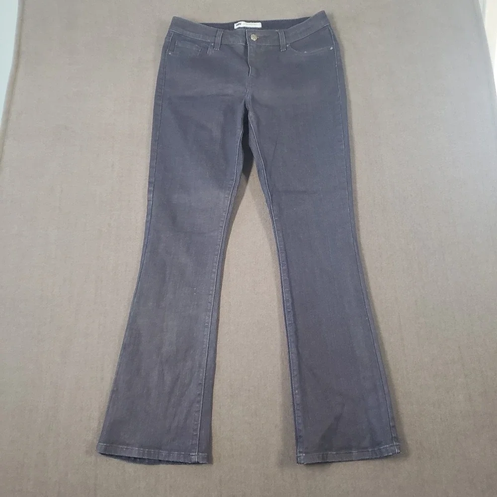 Levis Jeans Womens Size 12 Mid Rise Bootcut Skinny Dark Wash Red‎ Tab